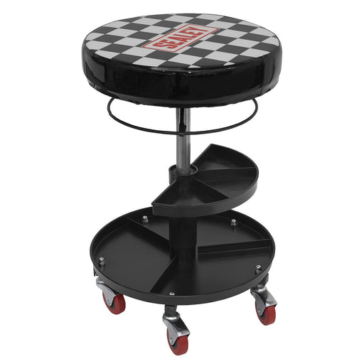 Sealey SCR15 Mechanic's Seat and Tool Tray Combo SCR15COMBO Sealey - Dynamic Drive
