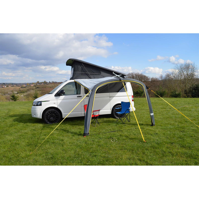 Campervan Van Air Inflatable Canopy Sun Shield Shade Canopy Maypole  - Dynamic Drive