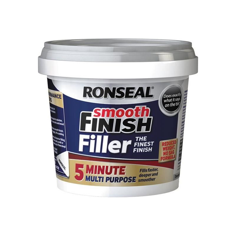 Ronseal 5 Minute Multipurpose Smooth Finish Filler Tub 290ml Ronseal - Dynamic Drive