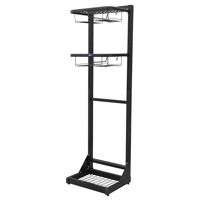 Sealey Motorcycle Helmet & Gear Tidy, Freestanding MS081FS Sealey - Dynamic Drive