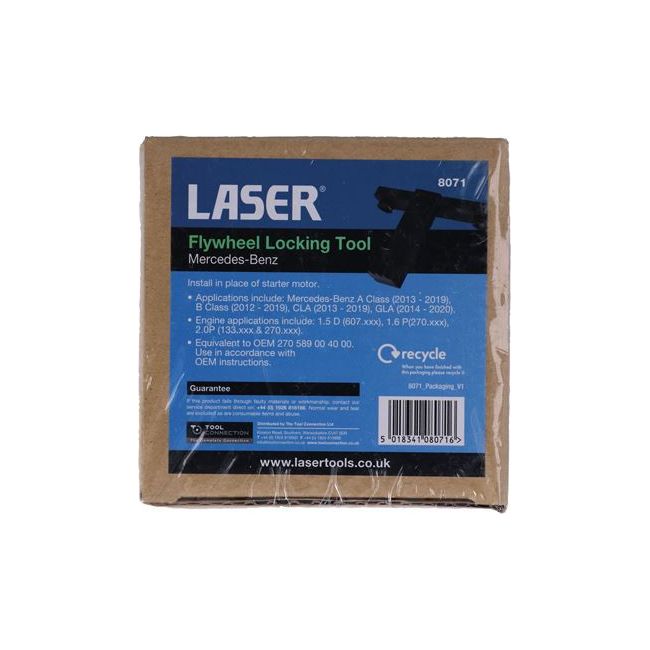 Laser Flywheel Locking Tool - for Mercedes-Benz 8071 Laser - Dynamic Drive