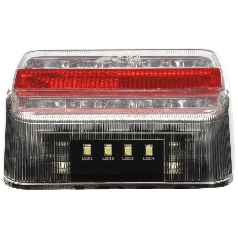 Ring Automotive RCT445 4 Function Clear LED Trailer Lamp, Small Ring Automotive - Dynamic Drive