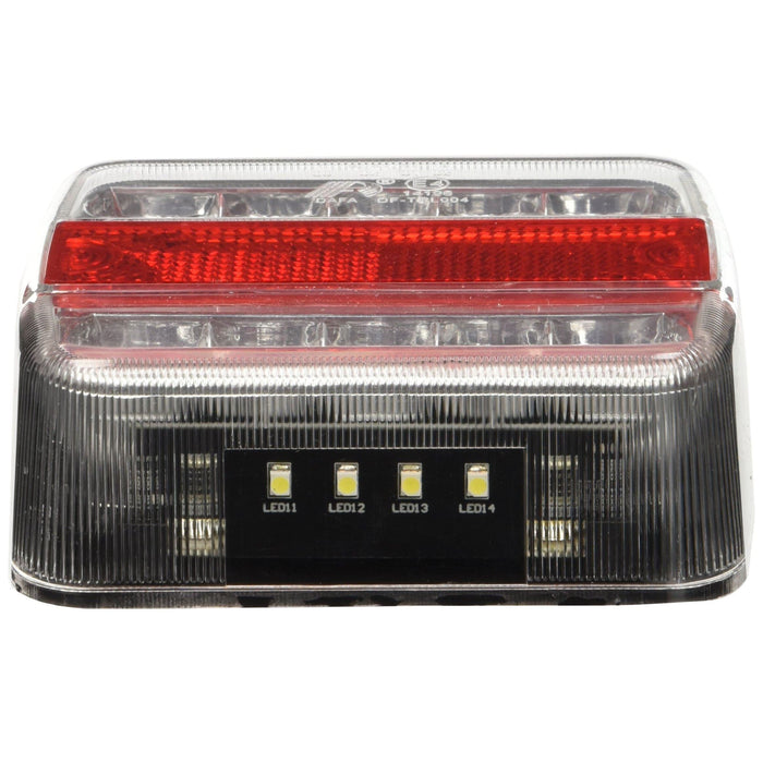 Ring Automotive RCT445 4 Function Clear LED Trailer Lamp, Small Ring Automotive - Dynamic Drive