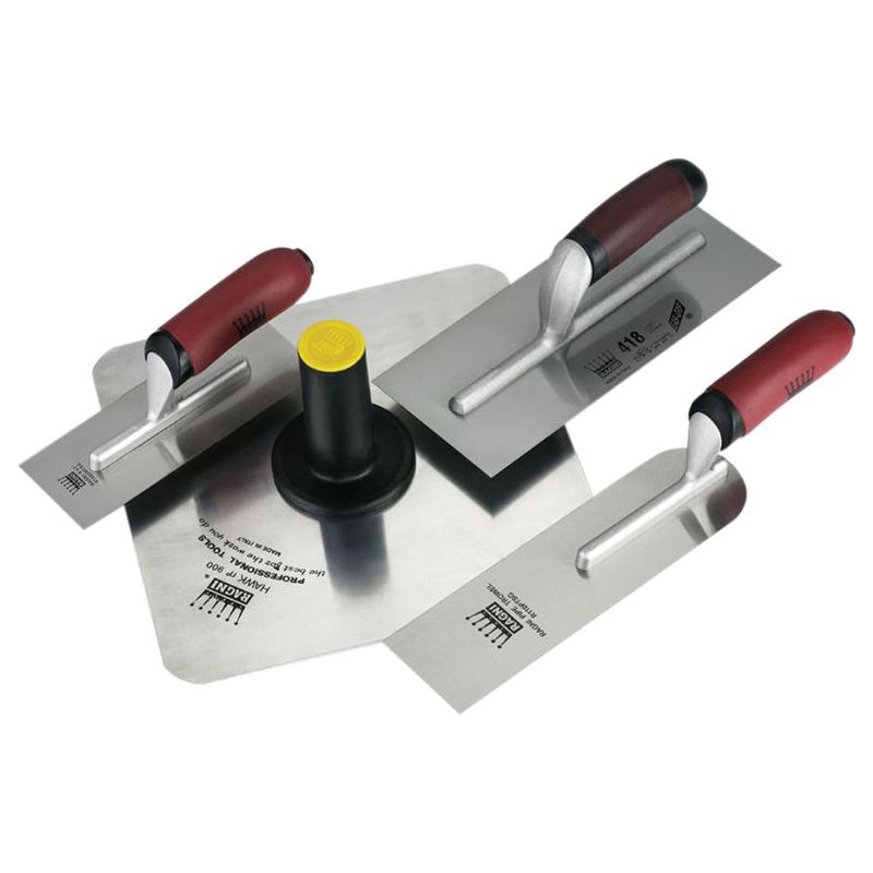 Ragni RP1027 Plasterer's Trowel & Hawk 4 Piece Ragni - Dynamic Drive