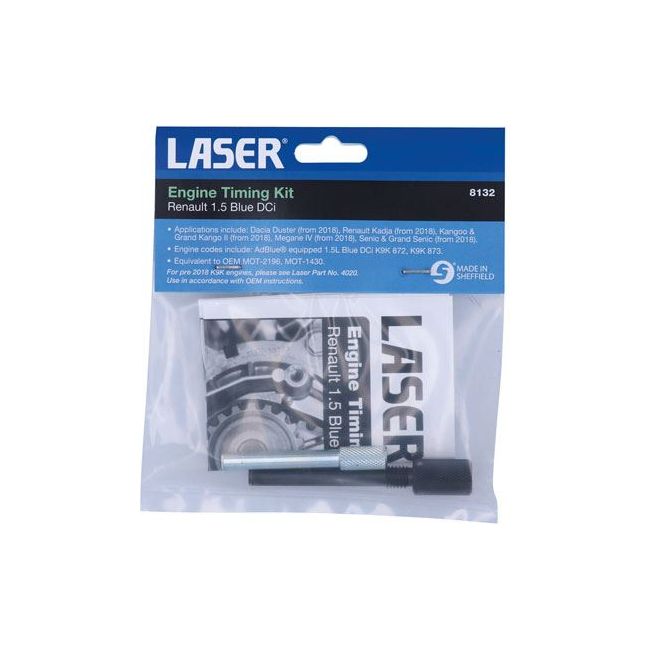 Laser Engine Timing Kit - for Renault 1.5 Blue dCi 8132 Laser - Dynamic Drive
