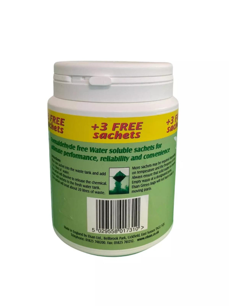 Elsan Green Bags Chemical Cassette Toilet Sachets Camping Caravan Motorhome Elsan - Dynamic Drive