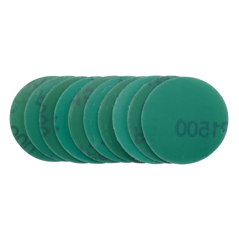 Draper Wet and Dry Sanding Discs with Hook and Loop, 50mm, 1500 Grit (Pack of 10 Draper - Dynamic Drive
