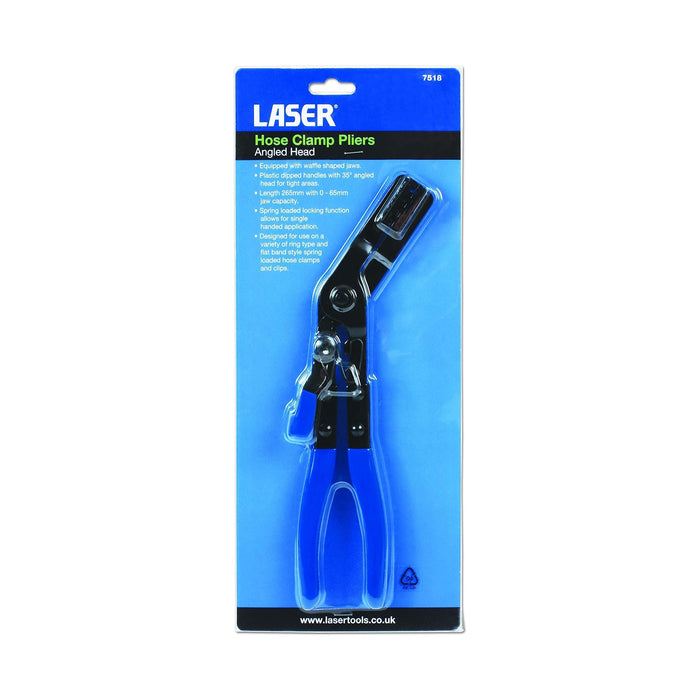 Laser Hose Clamp Pliers - Angled 35 7518 Laser - Dynamic Drive