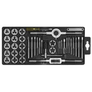 Sealey Tap & Die Set 40pc Split Dies Metric AK301 Sealey  - Dynamic Drive