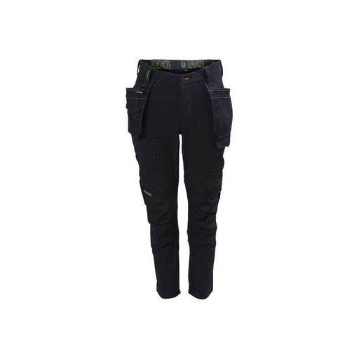 Apache Calgary Black Stretch Holster Trousers Waist 30in Leg 29in Apache - Dynamic Drive
