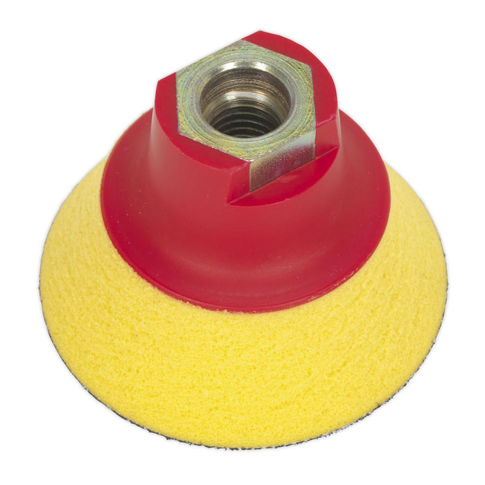 Sealey Hook-and-Loop Ultra-Soft Backing Pad75mm M14 x 2mm PTCBPV4S Sealey - Dynamic Drive