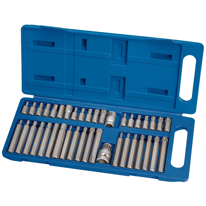 Draper TX-STAR Hex. & Spline Mechanic's Bit Set, 3/8, 1/2" Sq. Dr. (40 Piece) Draper - Dynamic Drive
