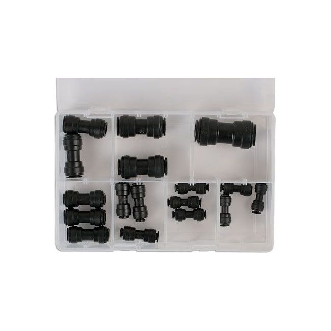 Connect Assorted Metric Push-Fit Couplings 17pc 31897 Tool Connection - Dynamic Drive