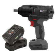 Sealey Brushless Impact Wrench Kit 1/2"Sq Drive 20V 4Ah SV20 Series 700Nm Sealey - Dynamic Drive