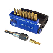 Faithfull Diamond Bit Set S2 Torsion, 10 Piece Faithfull - Dynamic Drive