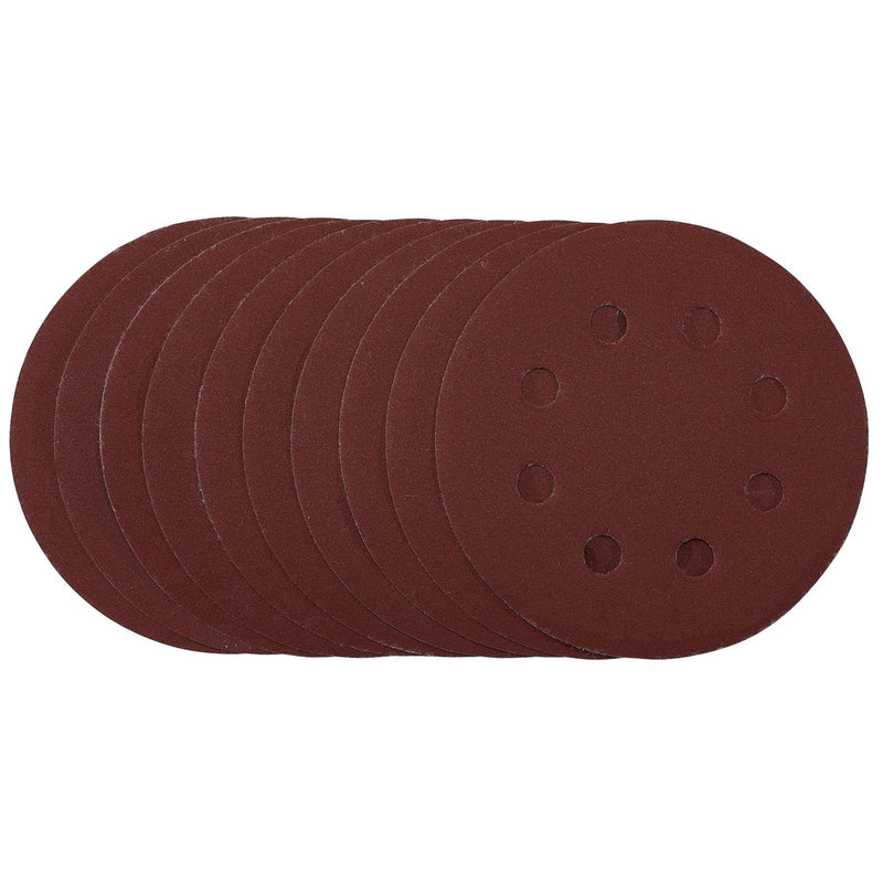 Draper Sanding Discs, 115mm, 240 Grit, Hook & Loop (Pack of 10) 53501 Draper - Dynamic Drive