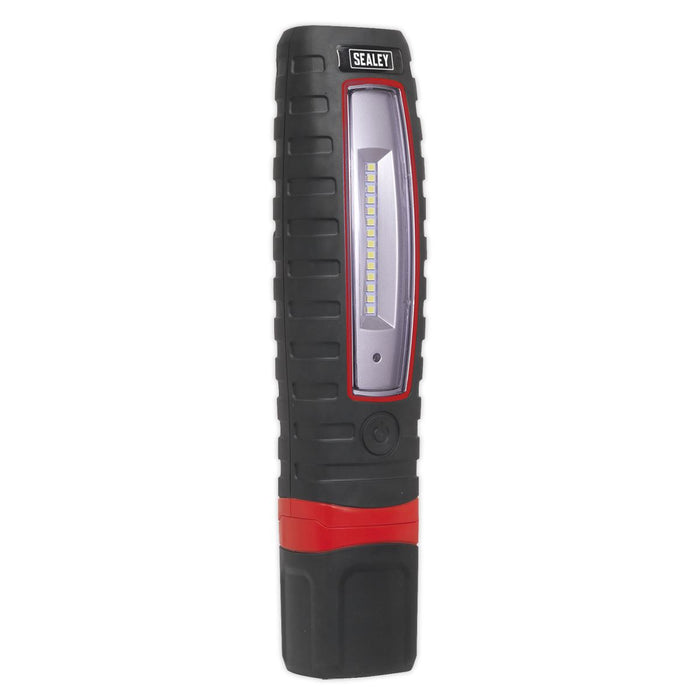 Sealey LED360 Cordless 360° 3W LED Rechargeable Inspection Lamp Black Li-ion Sealey  - Dynamic Drive