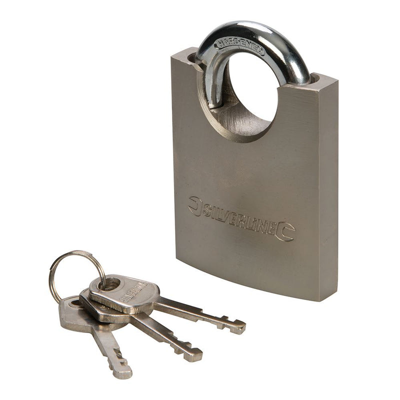 Silverline Shrouded Padlock 60mm Silverline - Dynamic Drive