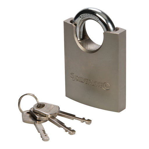 Silverline Shrouded Padlock 60mm Silverline - Dynamic Drive
