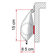Fiamma Caravanstore XL ZIP 280 Privacy Room Fiamma - Dynamic Drive