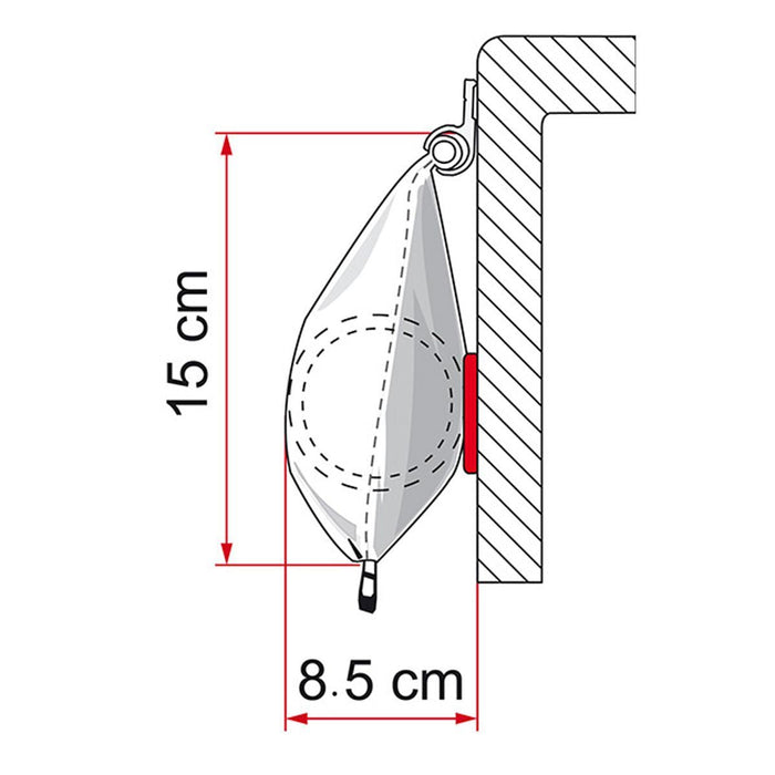 Fiamma Caravanstore XL ZIP 280 Privacy Room Fiamma - Dynamic Drive