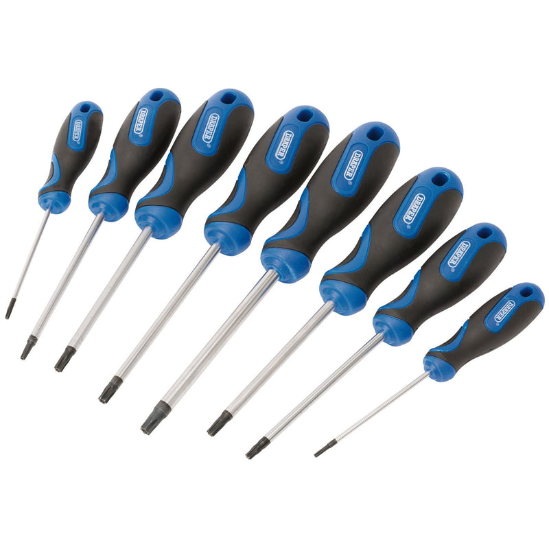 Draper TX-STAR and Draper TX-STAR Security Soft Grip Screwdriver Set (8 Piece) Draper - Dynamic Drive