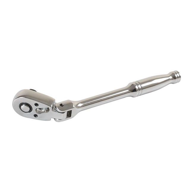 Laser Extra Long Flexi-Head Ratchet 1/4"D 6393 Laser - Dynamic Drive