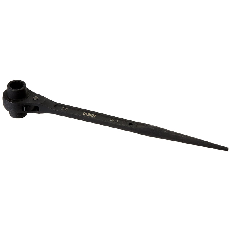 Laser Ratchet Podger Spanner 17mm x 19mm 0180 Laser - Dynamic Drive