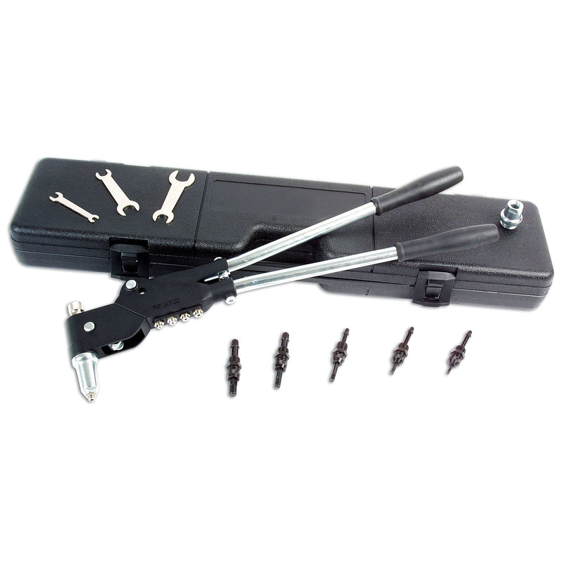 Laser Long Handle Swivel Head Riveter Set 3597 Laser - Dynamic Drive