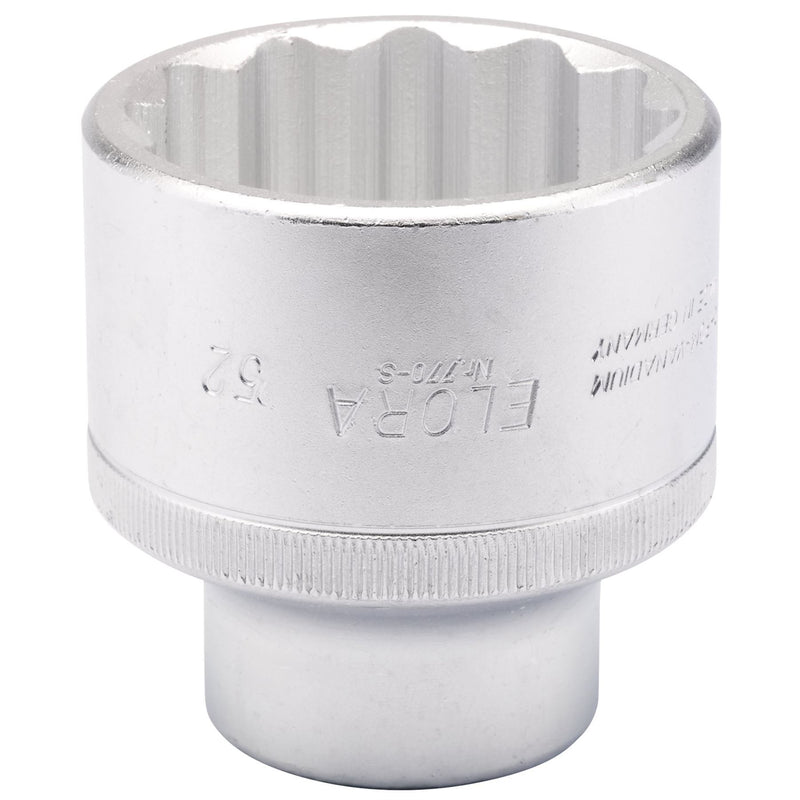 Draper Elora Bi-Hexagon Socket, 3/4" Sq. Dr., 52mm 00872 Draper - Dynamic Drive