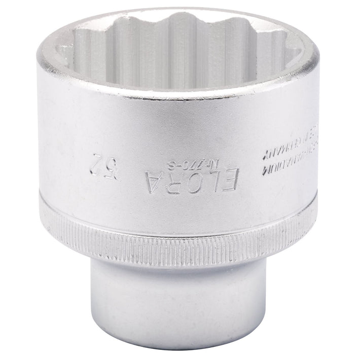 Draper Elora Bi-Hexagon Socket, 3/4" Sq. Dr., 52mm 00872 Draper - Dynamic Drive