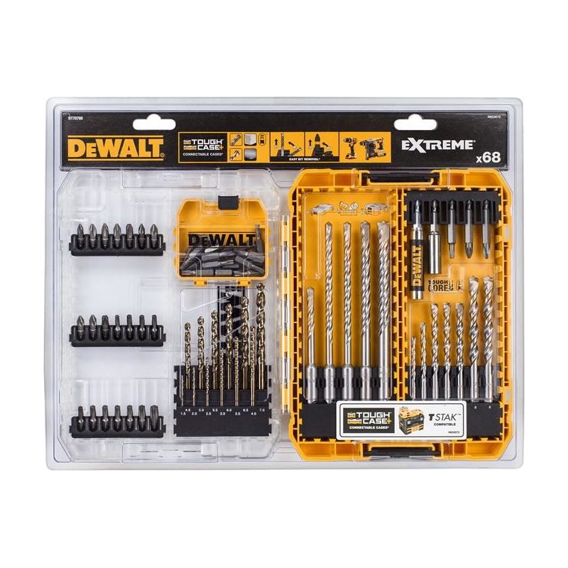 Dewalt Power Tools DT70760 Mixed Drill & Bit Set, 68 Piece DeWALT Power Tools - Dynamic Drive