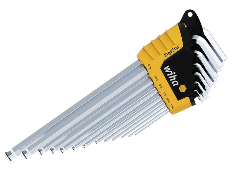 Wiha ErgoStar MagicRing® Hex Ball End L-key Set, 13 Piece Wiha - Dynamic Drive