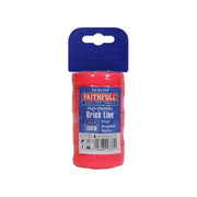 Faithfull Hi-Vis Nylon Brick Line 100m (330ft) Pink Faithfull - Dynamic Drive