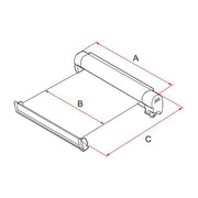 Fiamma F45S 375cm Awning Titanium Case Royal Grey Fabric Motorhome Caravan Van Fiamma  - Dynamic Drive