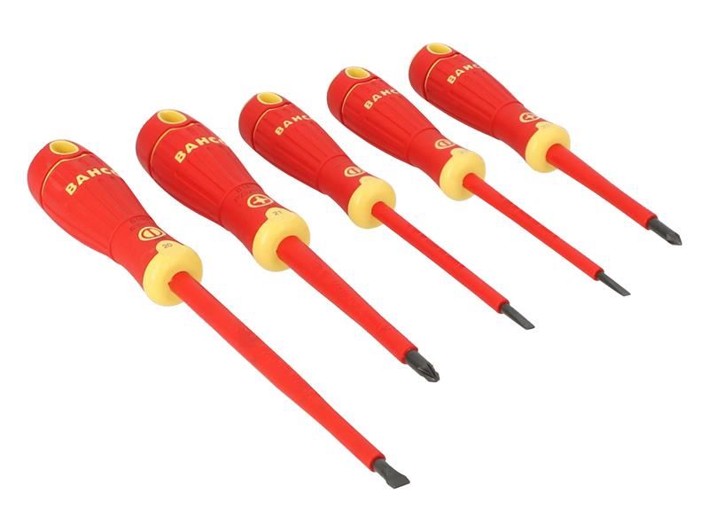 Bahco B220.015 BAHCOFIT Insulated Screwdriver Set, 5 Piece Bahco - Dynamic Drive