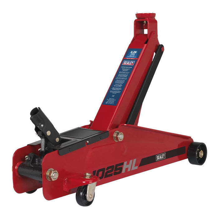 Sealey High Lift SUV Trolley Jack with Super Rocket Lift 2.25 Tonne 1025HL Sealey - Dynamic Drive