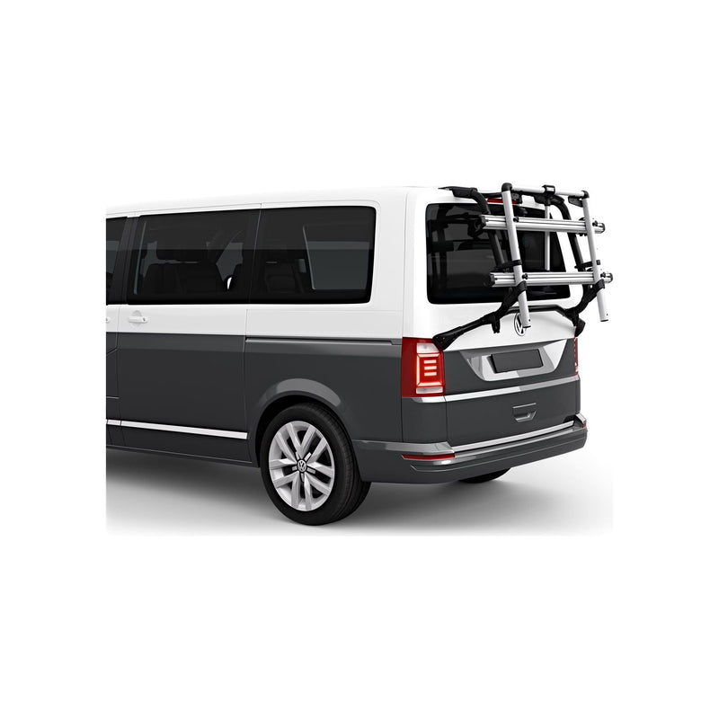Thule Wander Way two-bike hanging trunk bike rack black Boot Bike Rack Thule - Dynamic Drive
