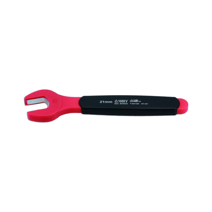 Laser Insulated Open Ended Spanner 21mm 8553 Laser - Dynamic Drive