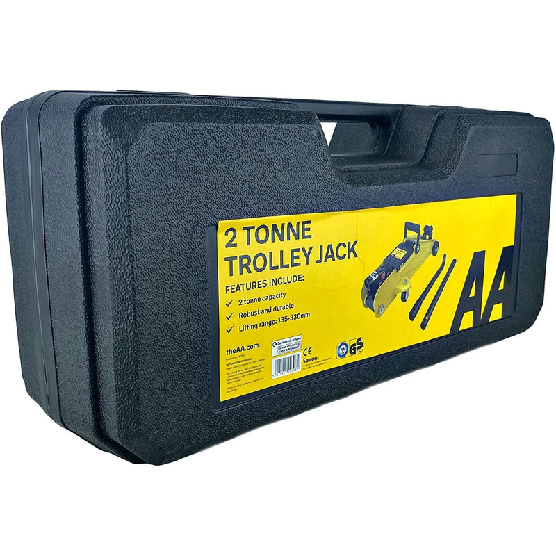 AA 2 Ton 2T Hydraulic Floor Trolley Jack Quick Lifting Heavy Duty Car Van Town Tools - Dynamic Drive