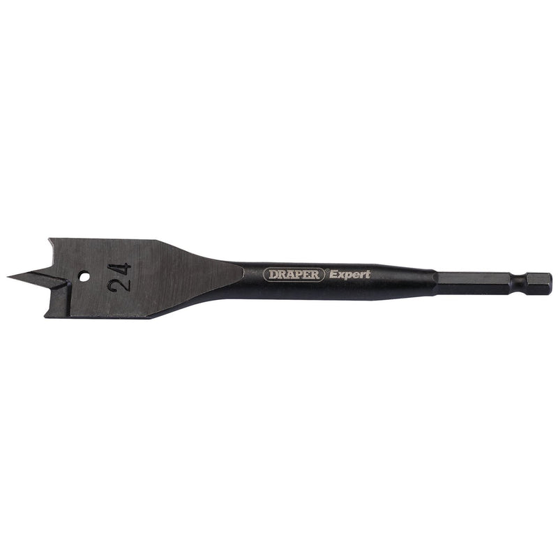 Draper Expert Flat Wood Bit, 24mm 54556 Draper - Dynamic Drive