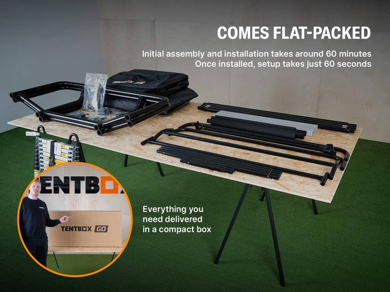 TentBox GO 2 Persone Lightweight Roof Tent 4 Season TENTBOX - Dynamic Drive