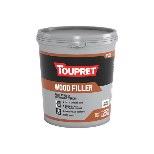 Toupret Wood Filler Off-White 1.25kg Toupret - Dynamic Drive