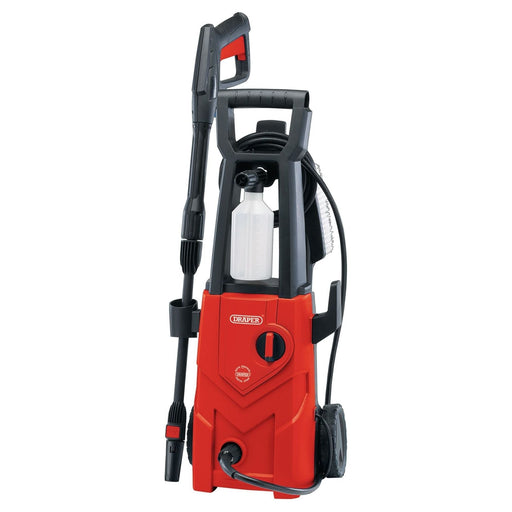 Draper 230V Pressure Washer, 1,600W, 135Bar, Red 00786 Draper - Dynamic Drive