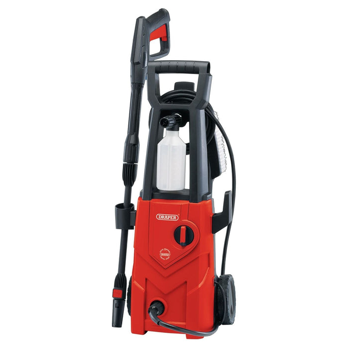 Draper 230V Pressure Washer, 1,600W, 135Bar, Red 00786 Draper - Dynamic Drive