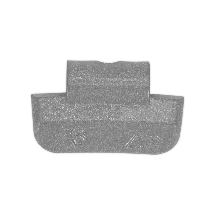 Sealey Wheel Weight 15g Hammer-On Plastic Coated Zinc for Alloy Wheels Pack of 1 Sealey - Dynamic Drive