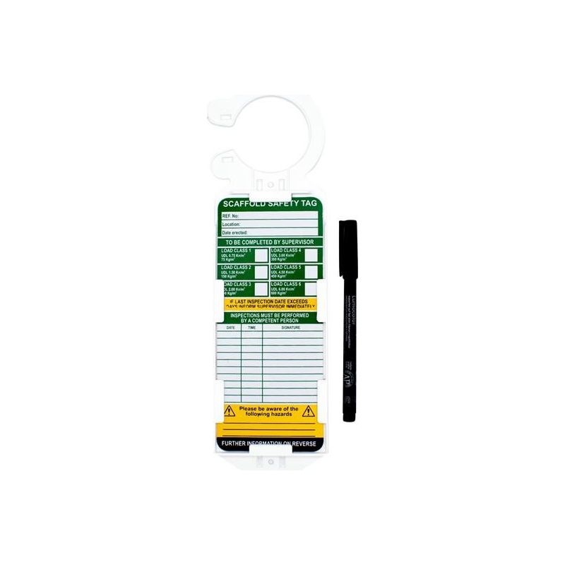 Scan Scaffold Tag Kit - 10 Kits per Box Scan - Dynamic Drive