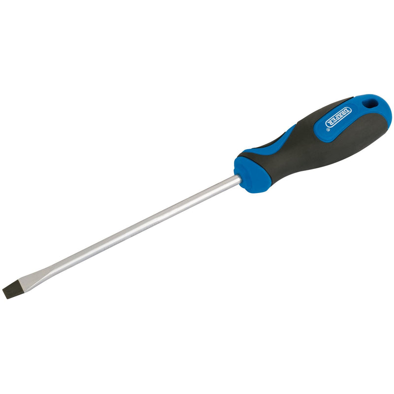 Draper Soft Grip Plain Slot Screwdriver, 6.0 x 150mm 48923 Draper - Dynamic Drive