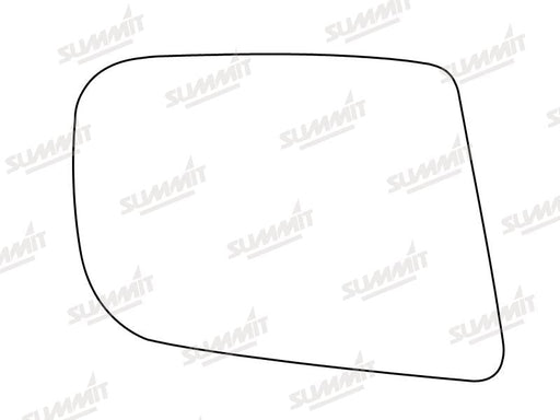 Summit Stick-On Standard Mirror Glass fits Vauxhall Carlton RHS Summit - Dynamic Drive