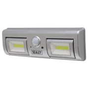 Sealey GL931 Auto Light 1.2W COB LED with PIR Sensor 3 x AA Cell Sealey - Dynamic Drive